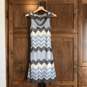 Love Stitch Chevron Knit Summer Dress